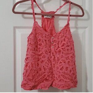 ABERCROMBIE & FITCH Floral Flower Tank Top